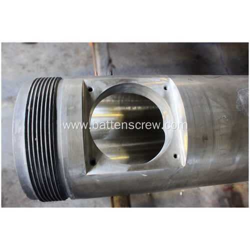 55/110 Extrusion PVC Pipe Conical Twin Screw Barrel